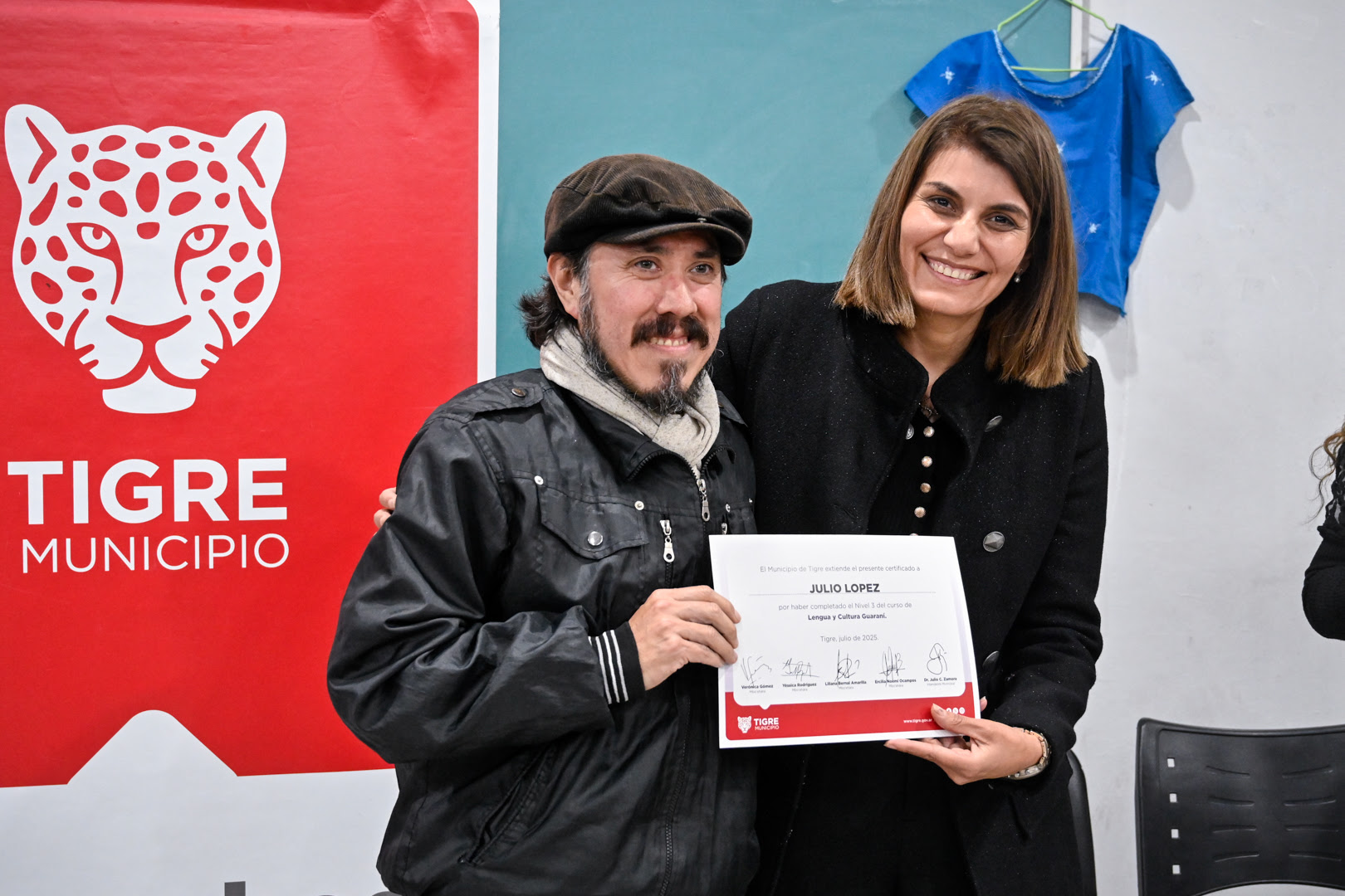 NOTICIAS DE TIGRE: El Municipio de Tigre entregó certificados a vecinos y vecinas que participaron del curso gratuito de Lengua y Cultura Guaraní